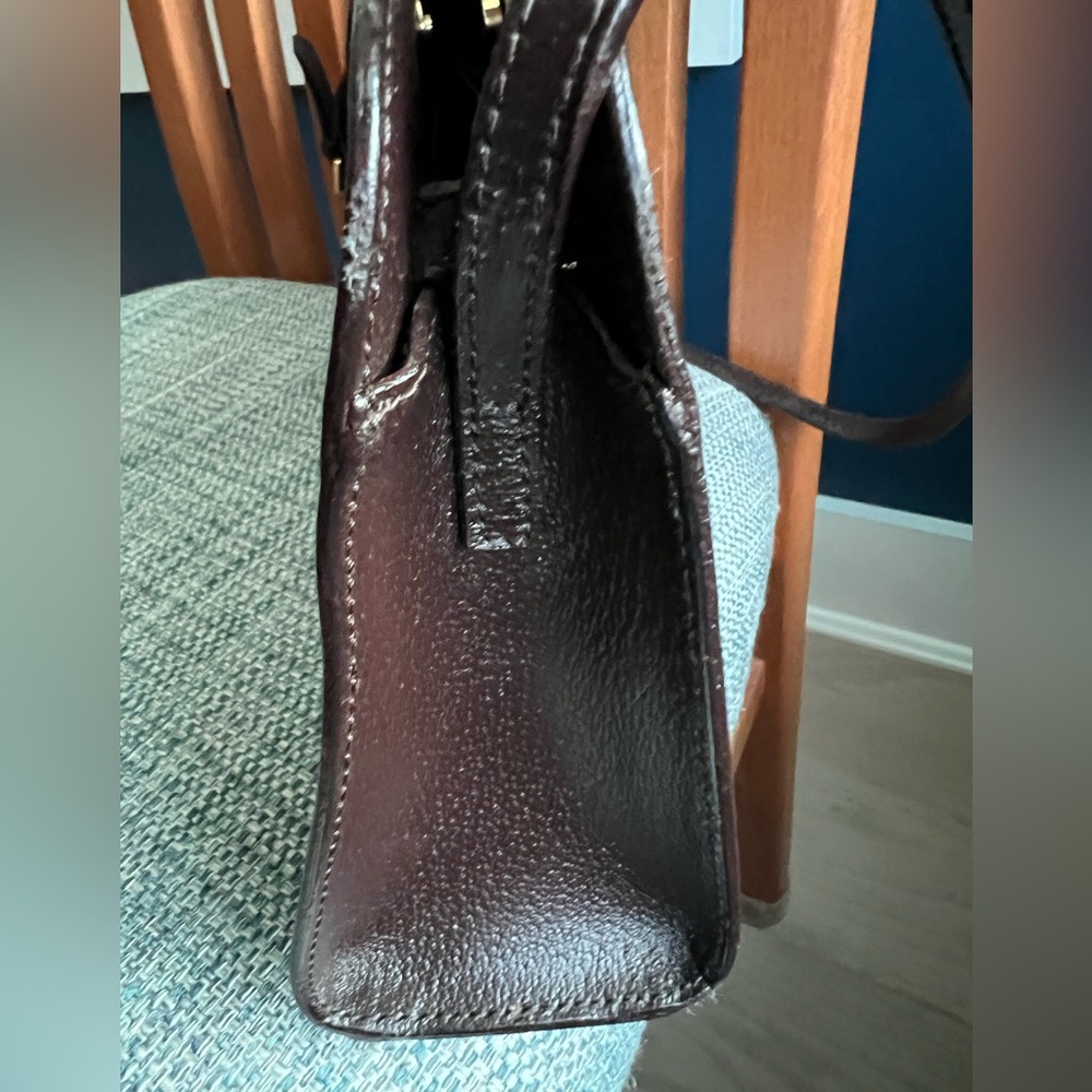 Furla Chocolate Brown Leather Clutch - Picture 5 of 11